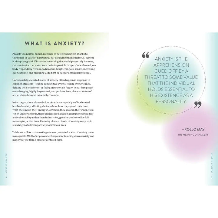 Overcome Your Anxiety by Susan Reynolds. A practical workbook to help identify triggers and overcome them with mindfulness techniques