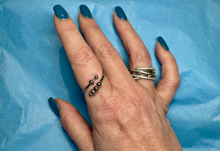 Fidget Beads Ring Anxiety Stress reliever